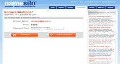 Desktop Screenshot of novabelle.com